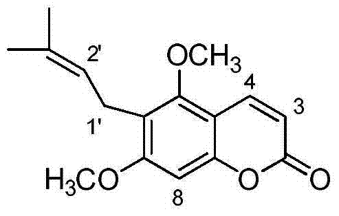 Application and preparation method of benzo alpha-pyrone compounds