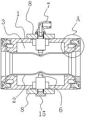 Vacuum pipe clamp valve applied to vacuum system and control method of vacuum pipe clamp valve