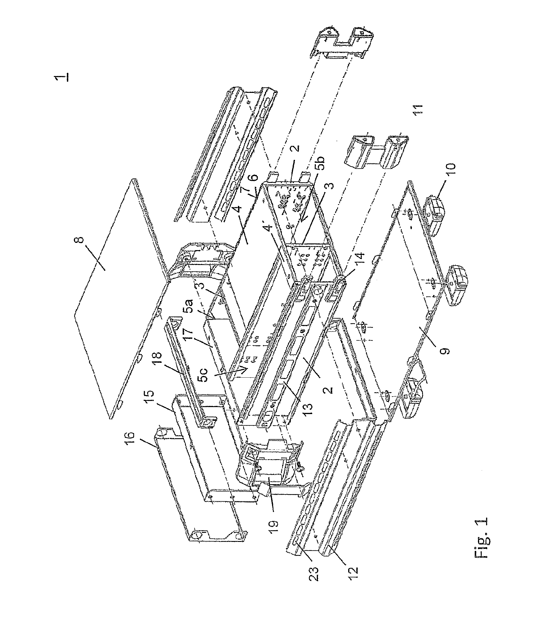 Box-frame housing and a method of manufacture