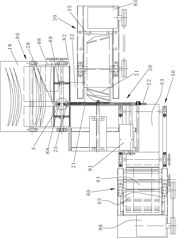 Bidirectional sectional feeding automatic fiber extractor