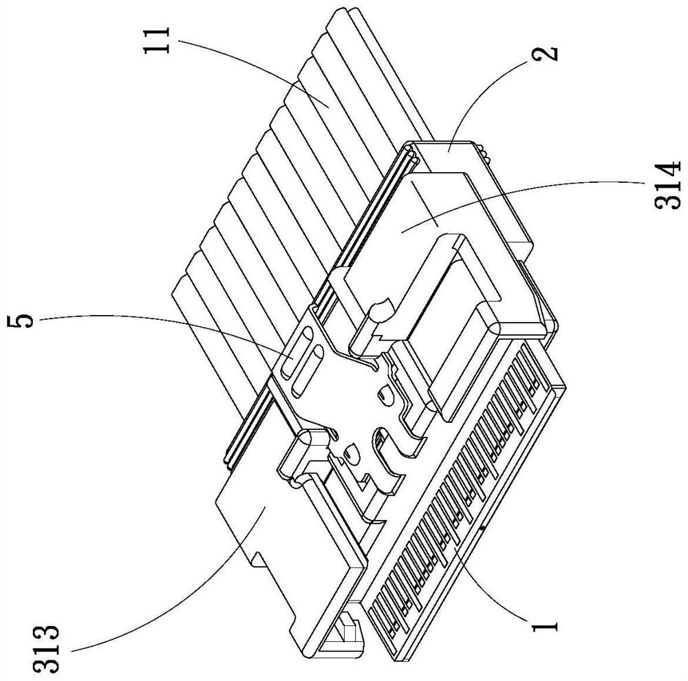 Guide device of connector