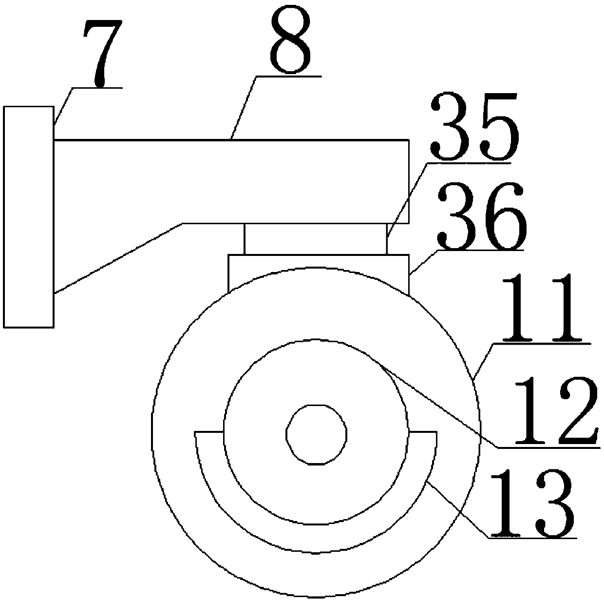 Mechanical agricultural plough with function expanding area of cultivated land region