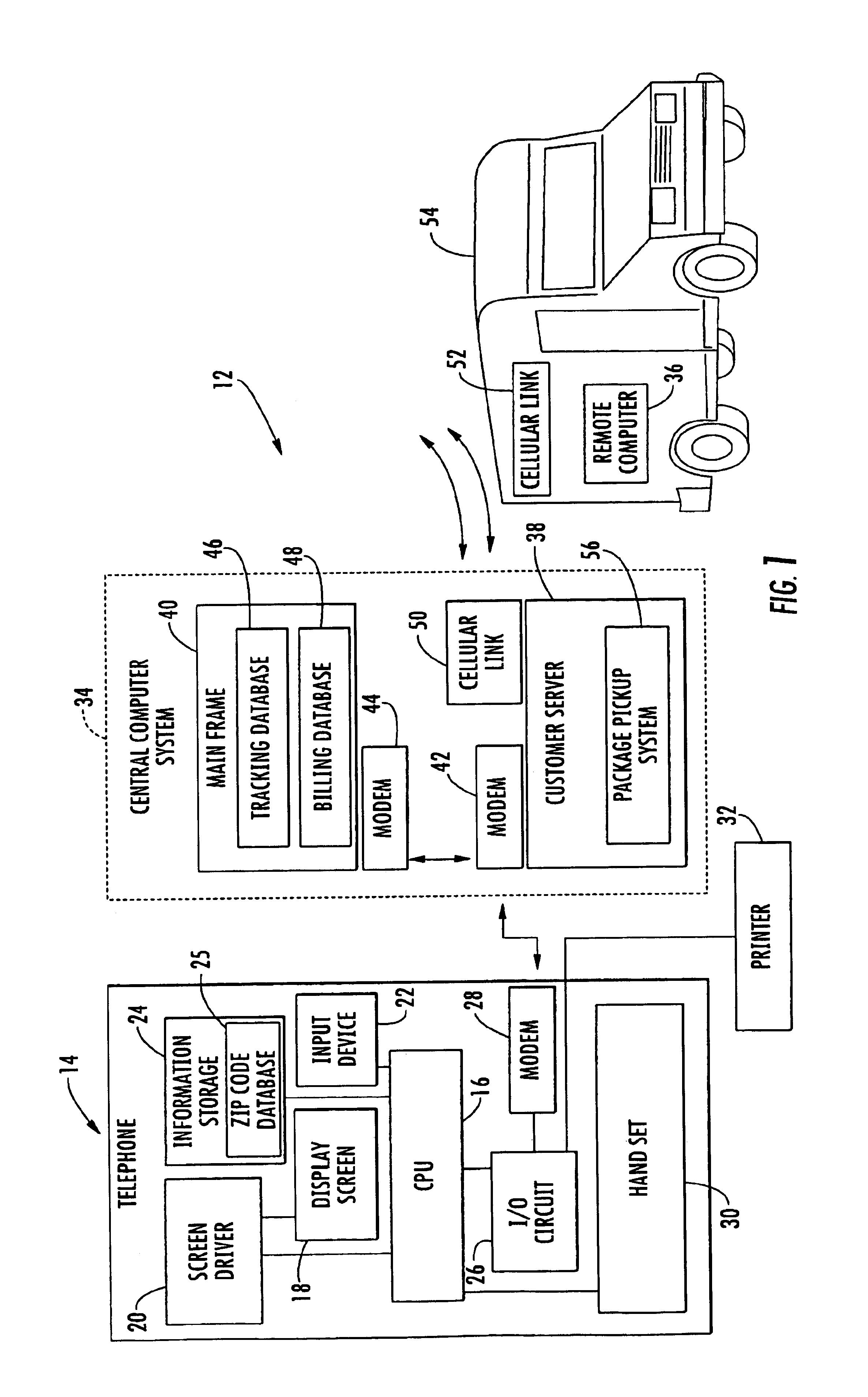 Method and system for preparing an electronic record for shipping a parcel