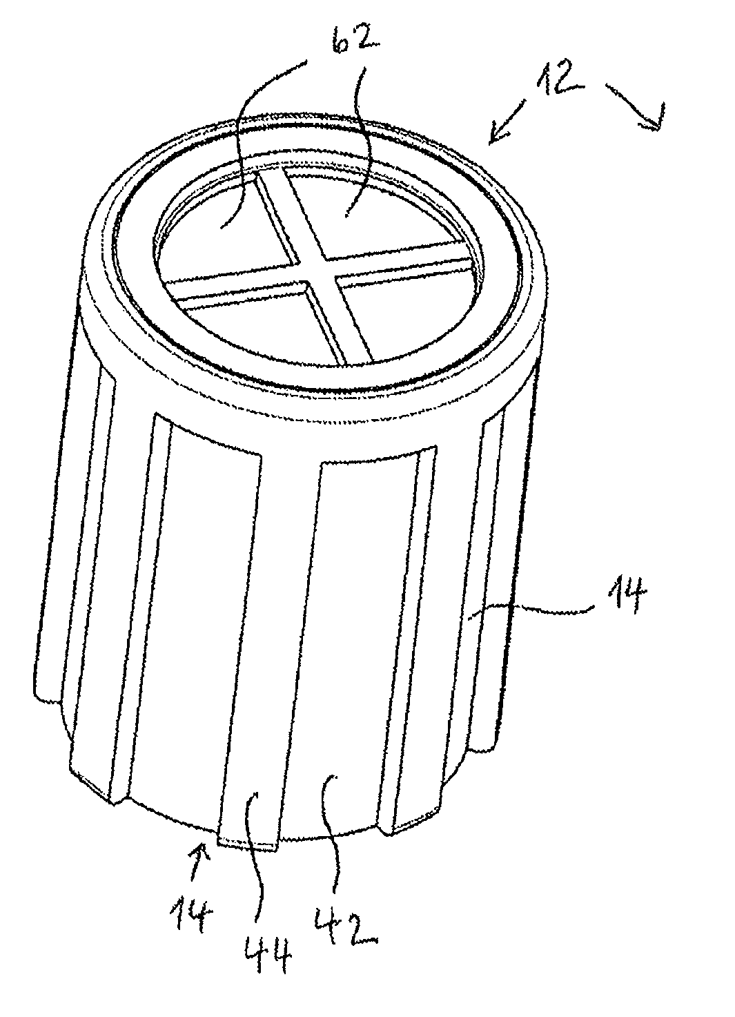 Canister for containing an active material