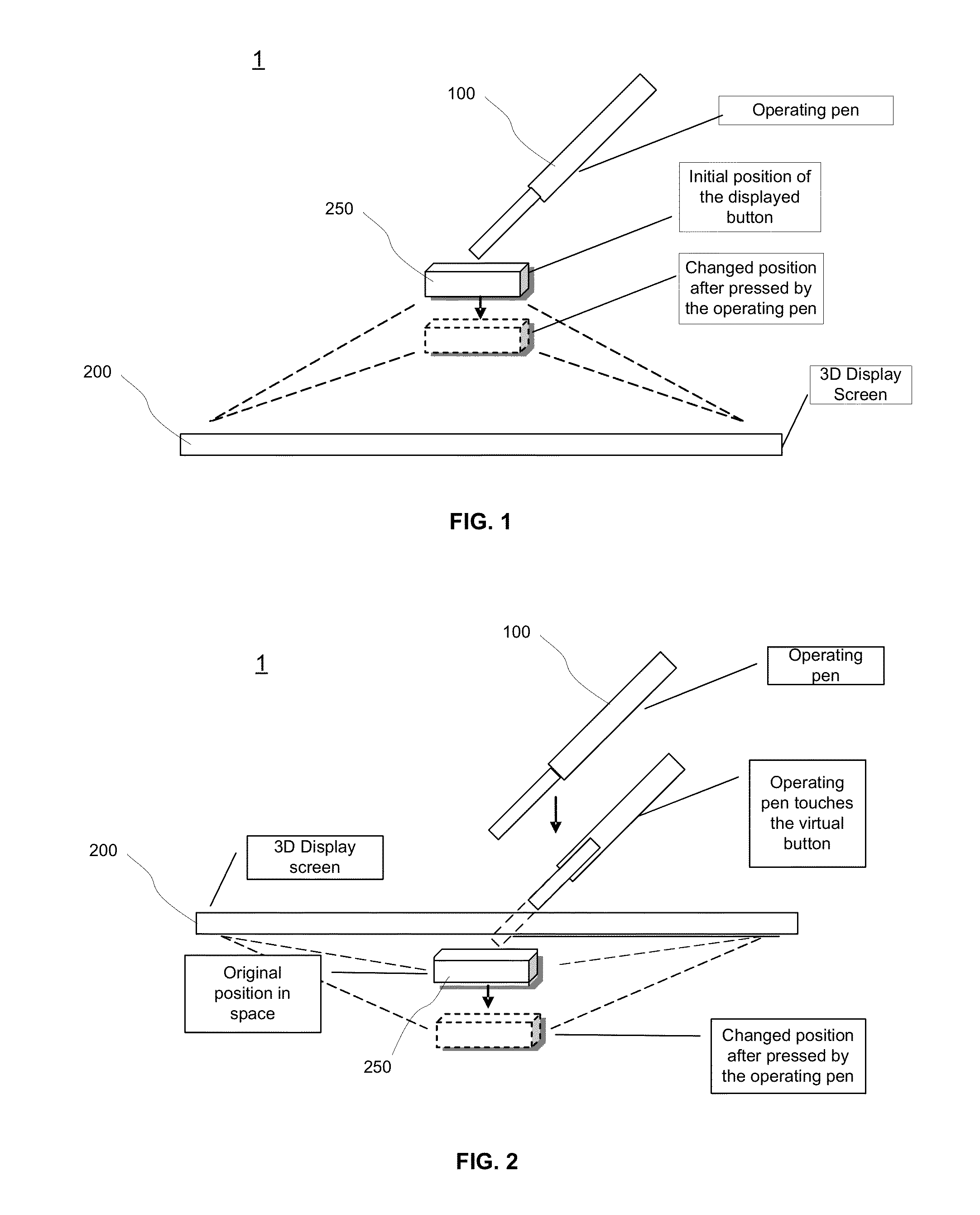 3D user interaction system and method