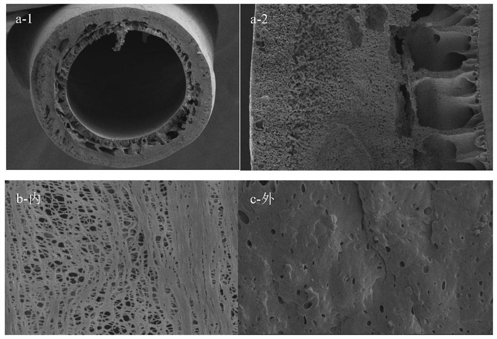 A novel double-layer hollow fiber membrane for membrane distillation and its preparation method and application