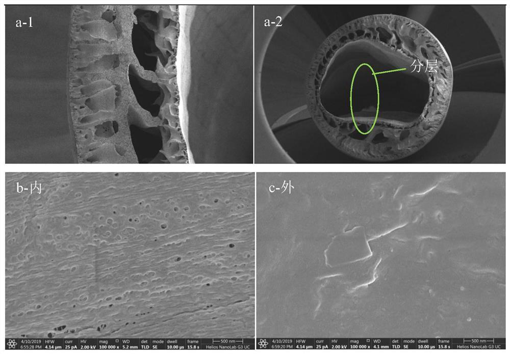 A novel double-layer hollow fiber membrane for membrane distillation and its preparation method and application