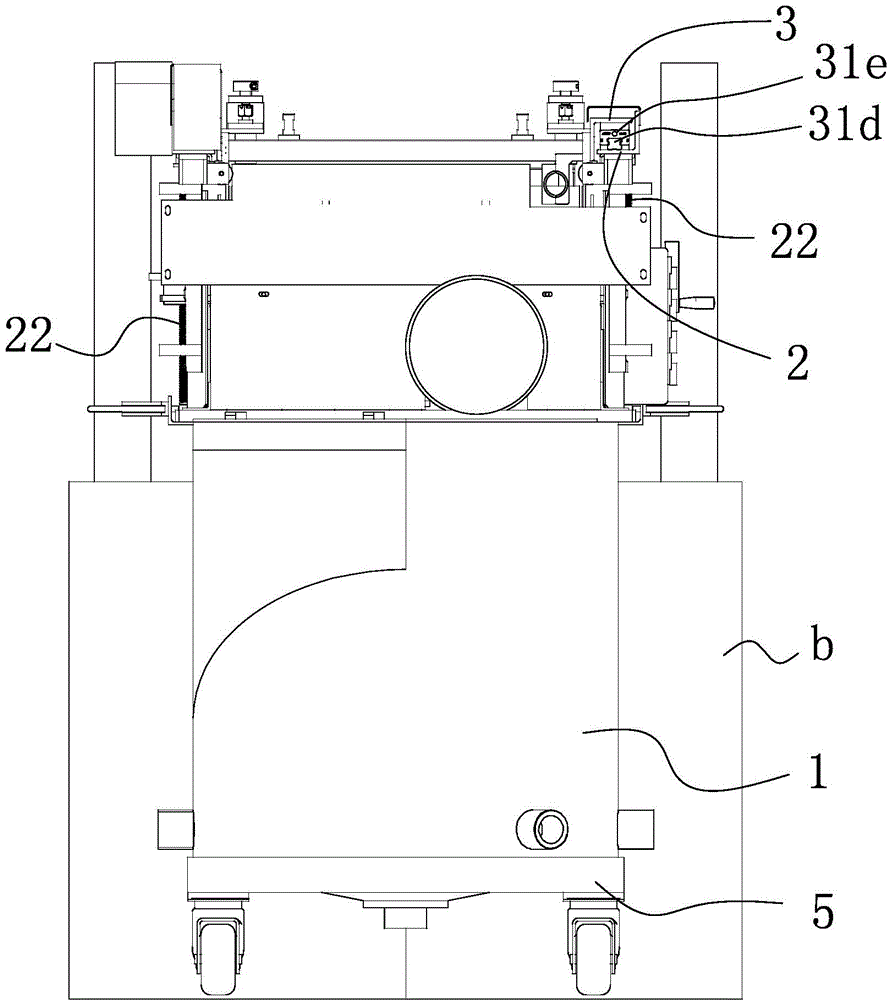 Feeding and filling device for automatic forming equipment