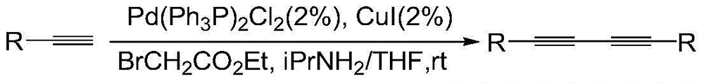 Preparation method of 1,3-diacetylene catalytic system