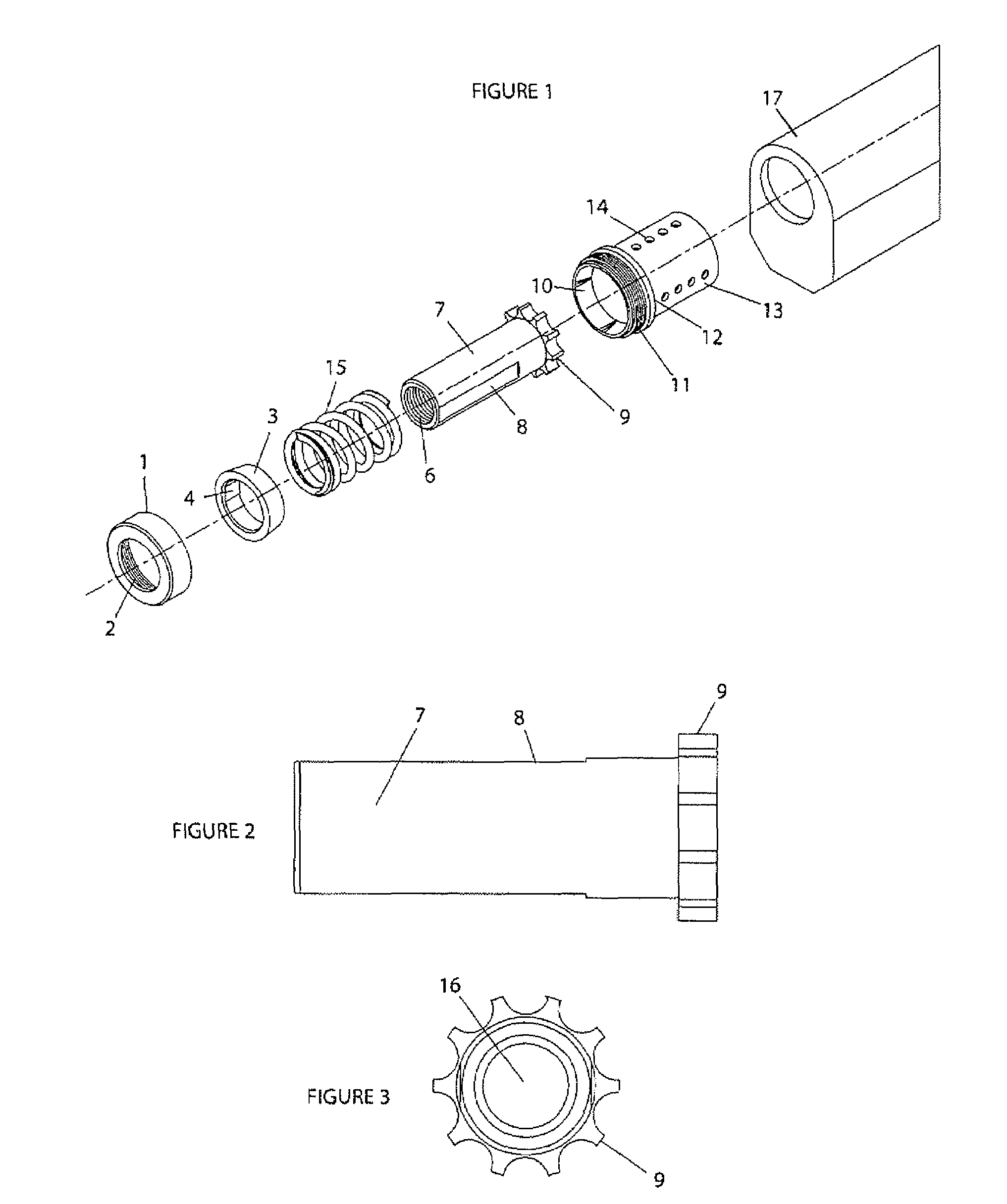 Orientation apparatus for eccentric firearm noise suppressor and assembly method