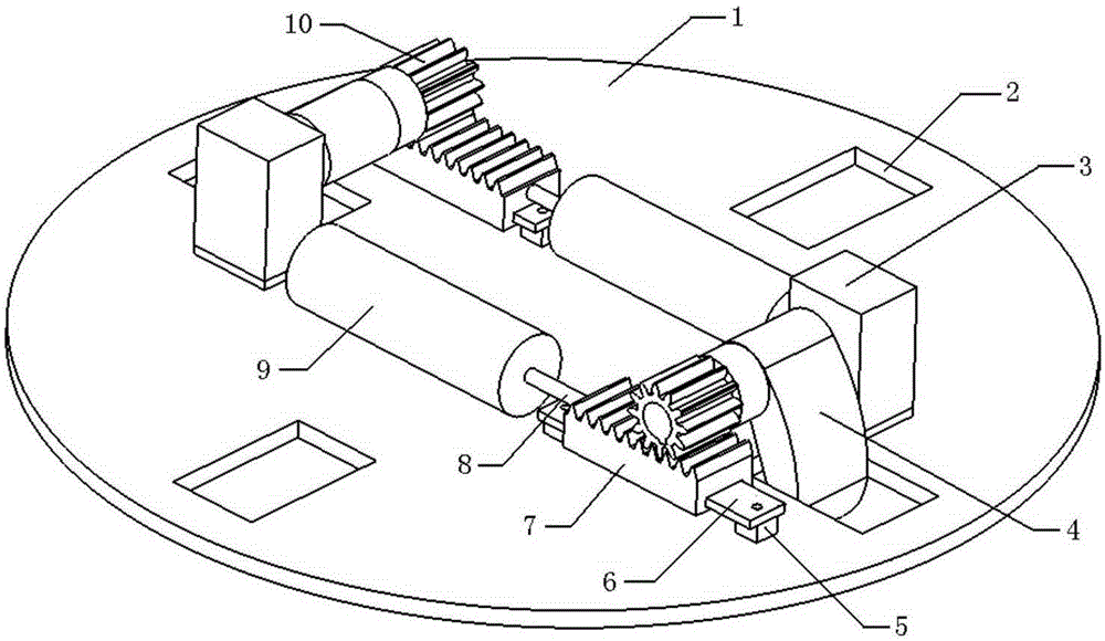Electromagnetic self-locking plane connection device