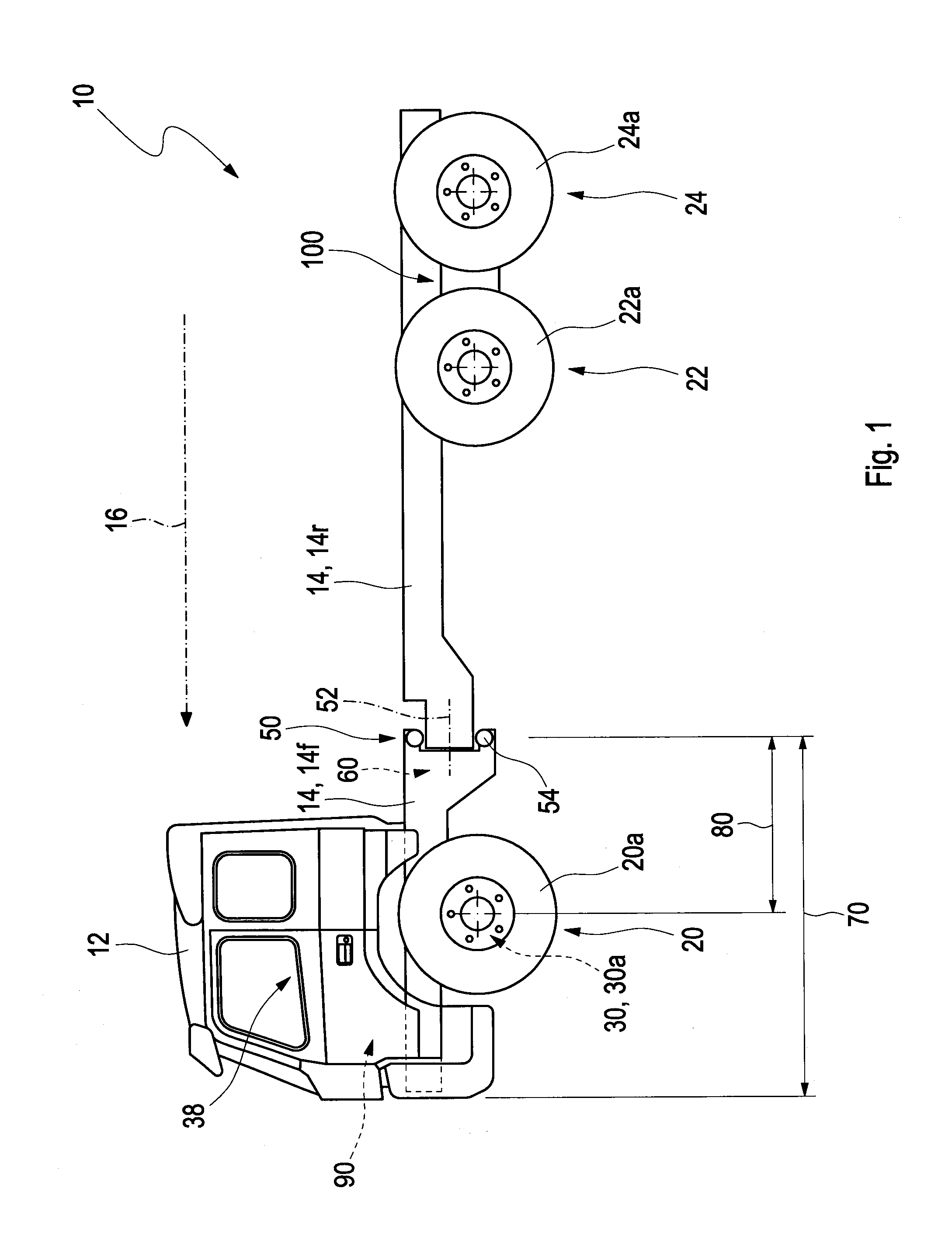 Wheel-steered vehicle