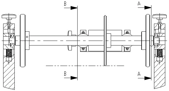 Gluing device