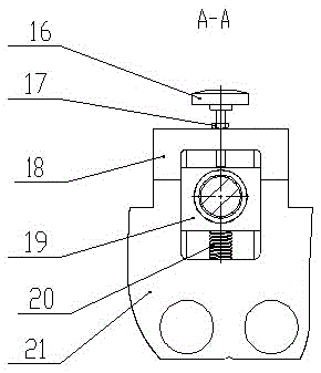 Gluing device