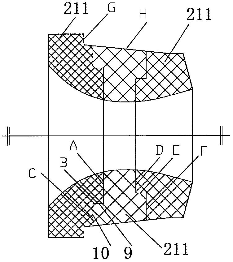 Combined throat liner spraying pipe of solid rocket engine and manufacturing method