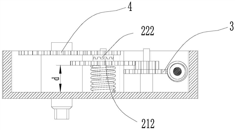 Transmission structure, motor driving device and intelligent door lock