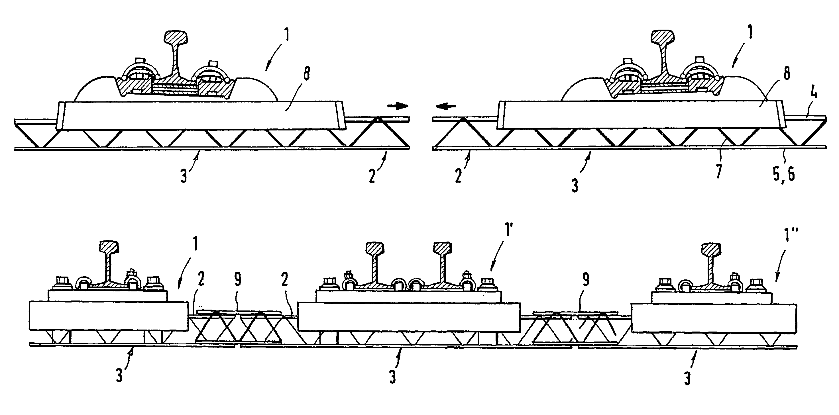 Biblock or multiblock transverse member and method for the production thereof