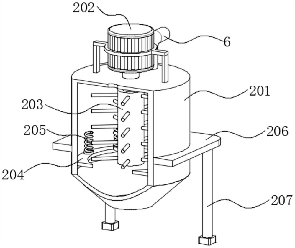 Flue gas evaporation device for high-concentration waste water boiler of power station