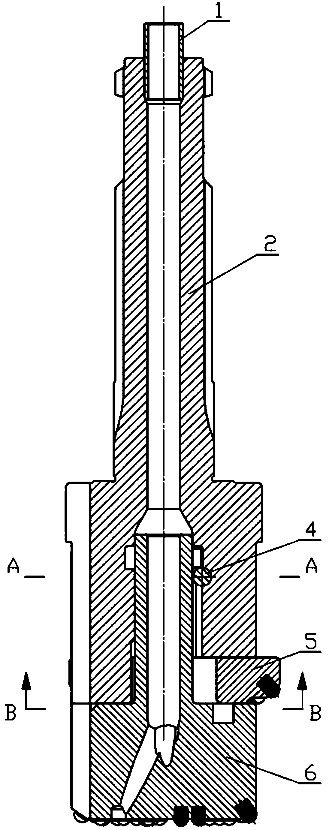 Lateral telescopic casing-following drilling tool