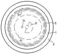 Segmented flame-proof type anti-explosion lamp