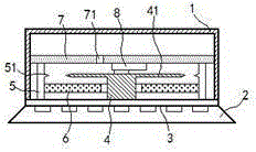 Segmented flame-proof type anti-explosion lamp