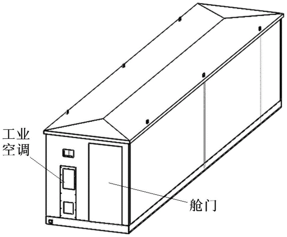 A ventilated and dust-proof cabin for outdoor equipment cabins
