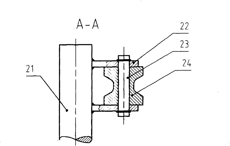 Salt-field plastic cover extrusion contraction type mechanical retraction and extension device