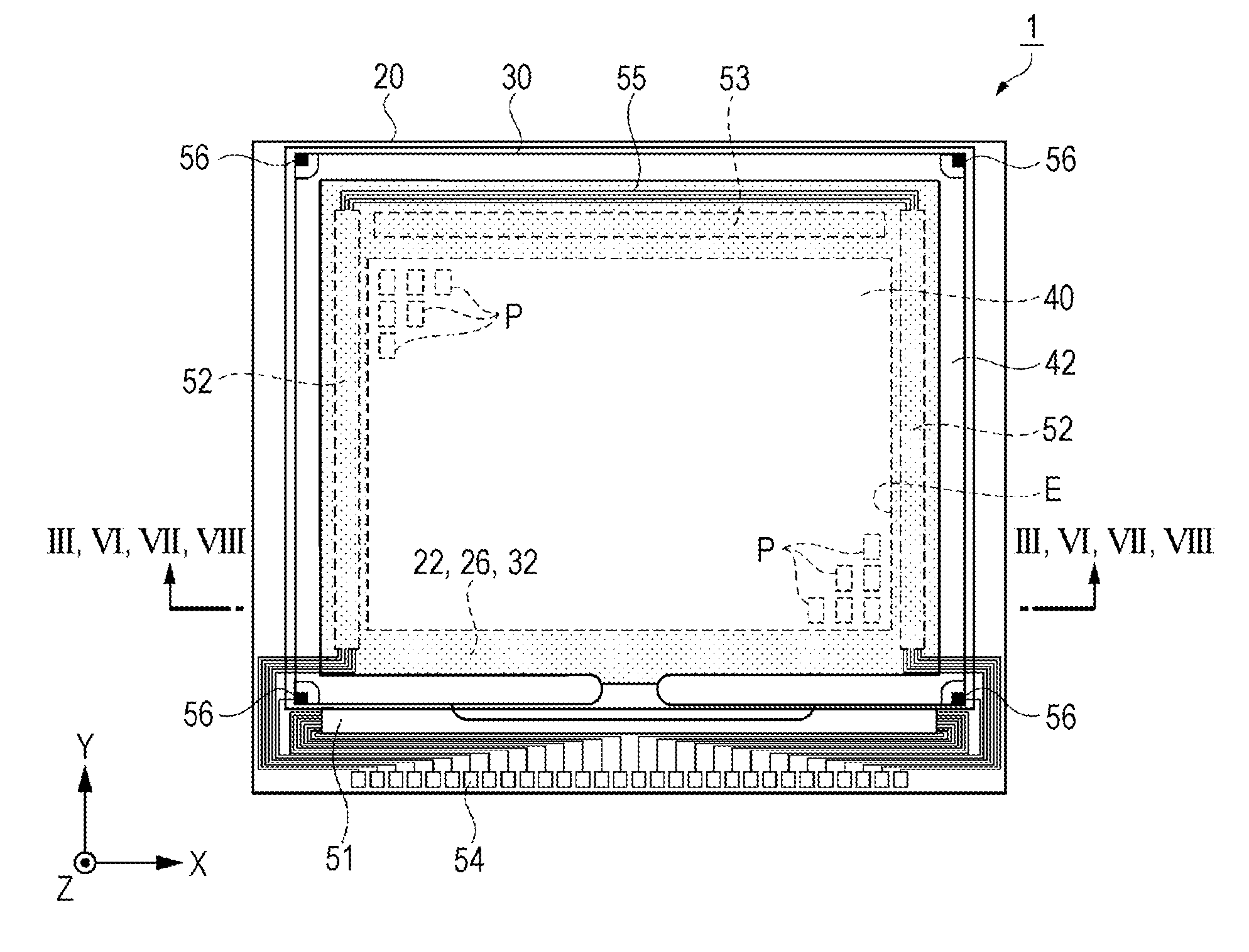 Substrate for electro-optical apparatus, electro-optical apparatus, and electronic equipment