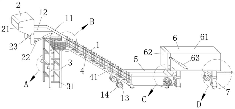 Automatic weighing type feeding equipment