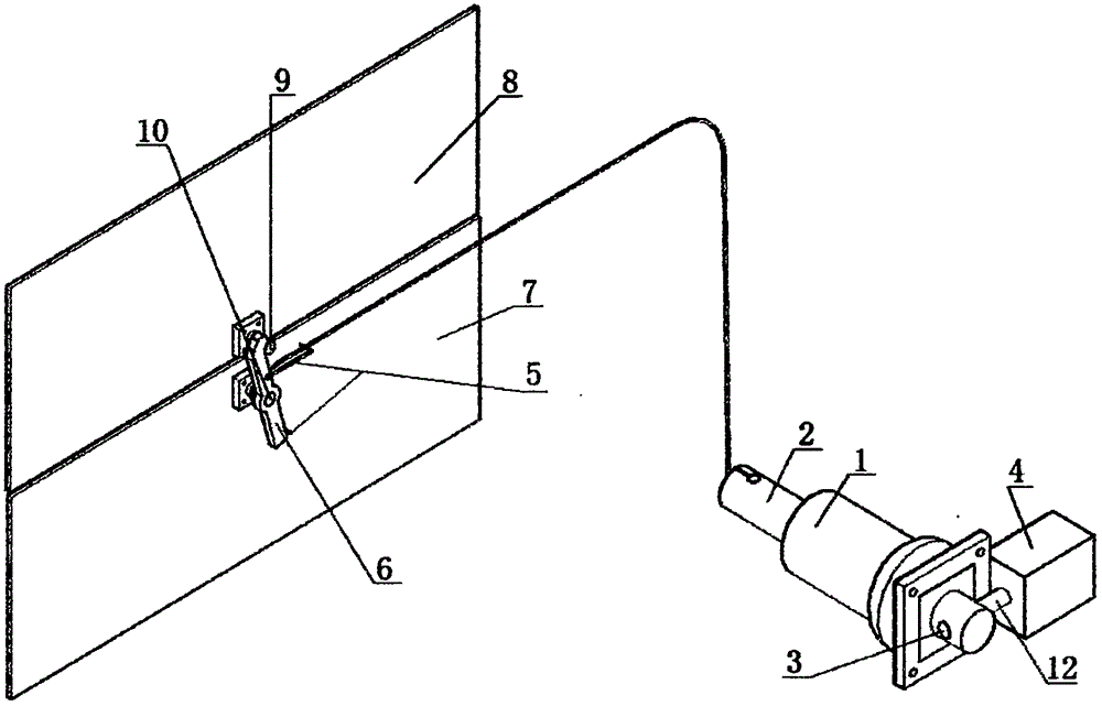 Electrical locking device of 10kV handcart switch isolation baffle