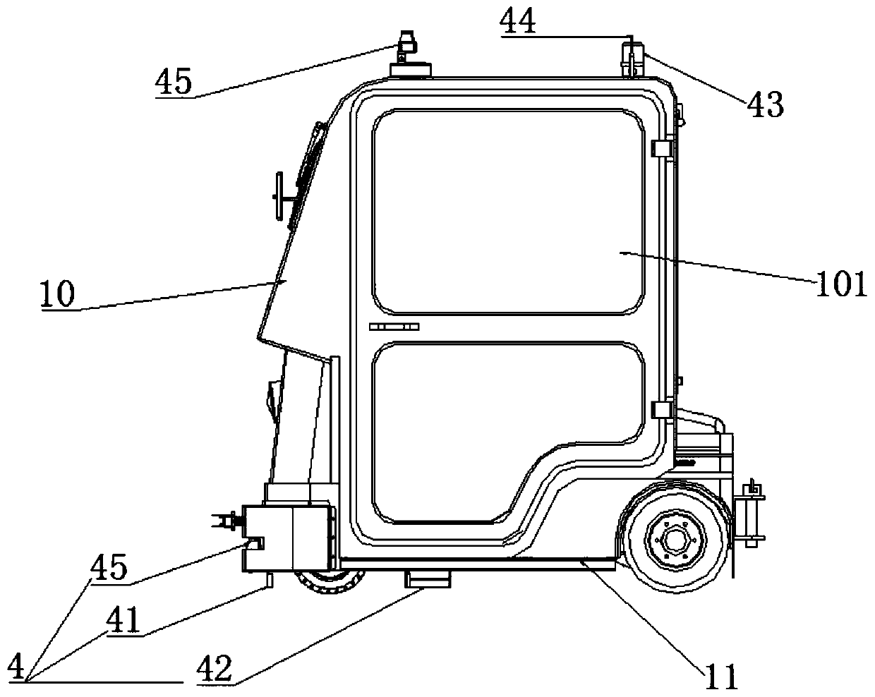 Vehicle capable of automatically controlling running