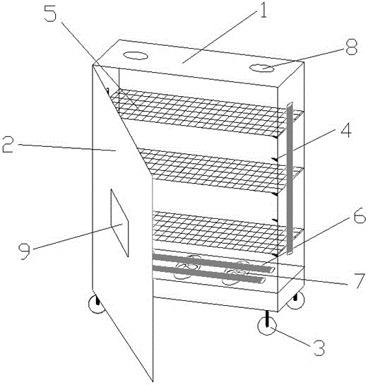 Sipunculus nudus drying device and application system thereof