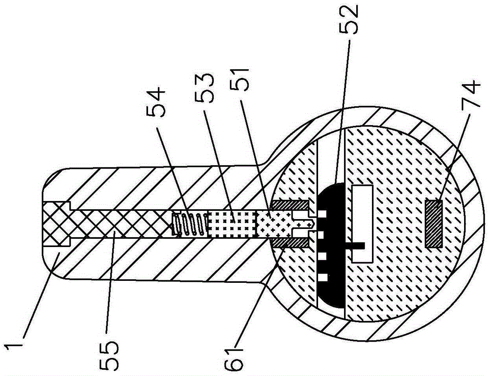 Mechanical lock with twin-core mutual control trap-type blade mechanism