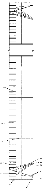 Novel light gutter-connected plastic tent