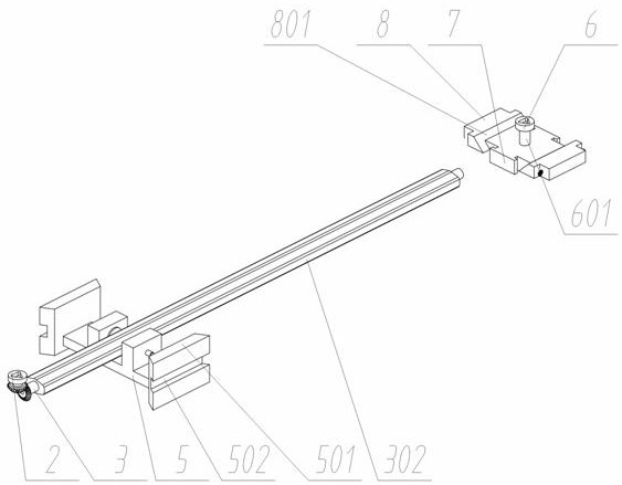 A mallet-shaped stage prop building block with adjustable luminous color