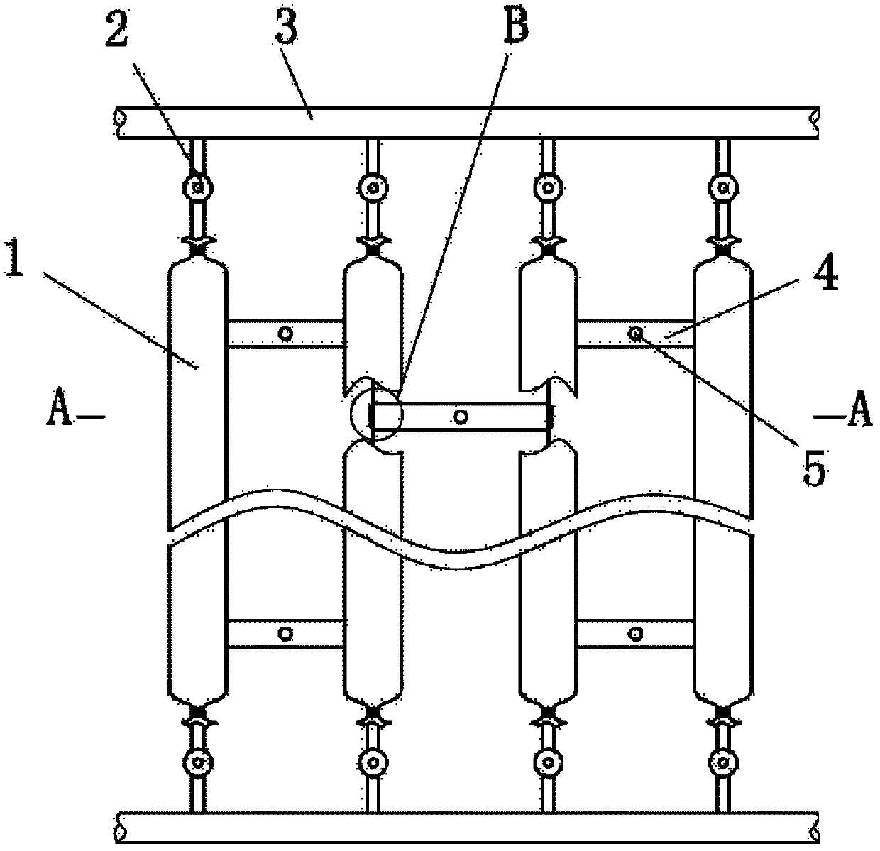 Small-scale corn irrigation method and special facility