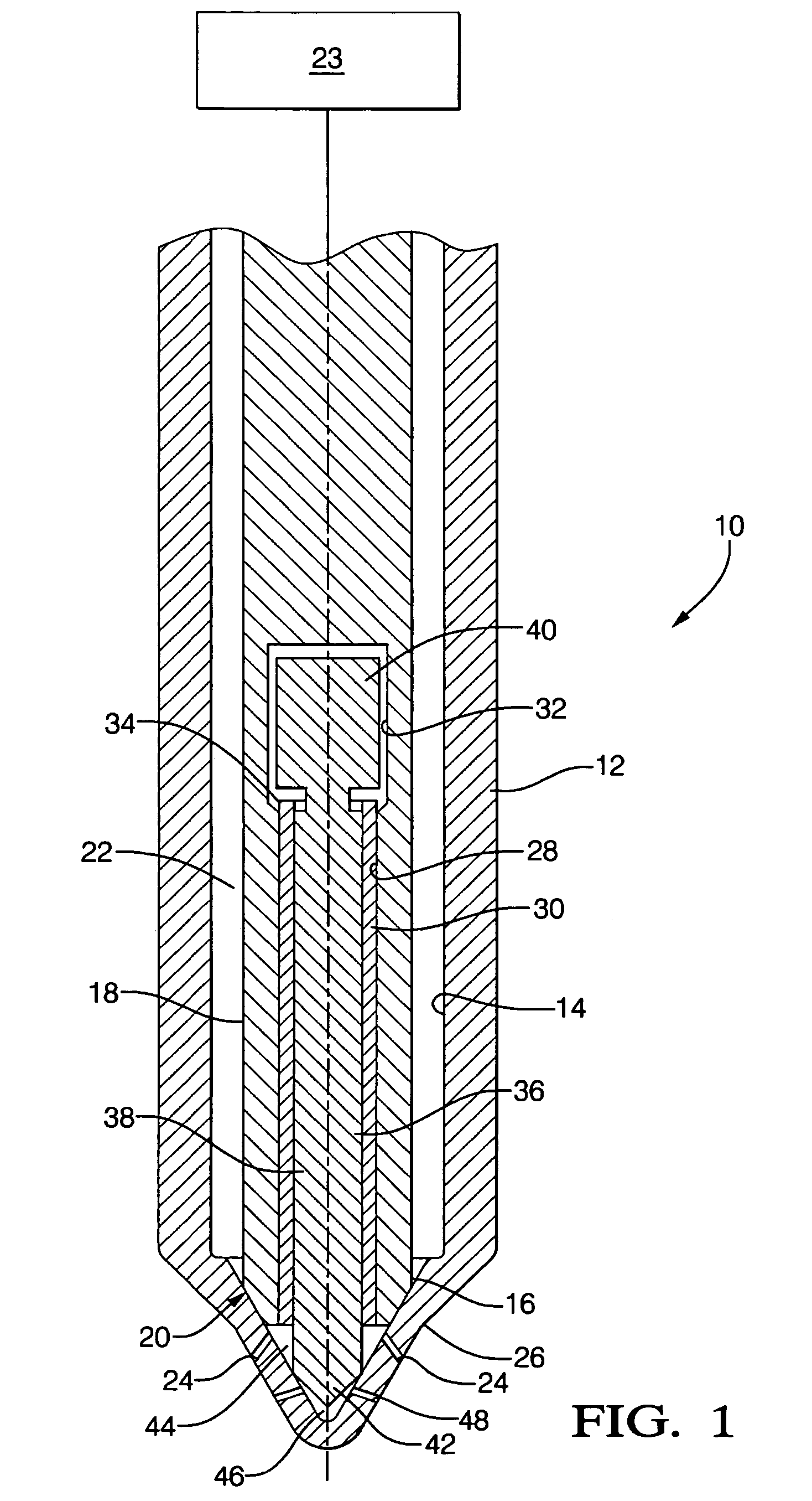 Apparatus and method for mode-switching fuel injector nozzle