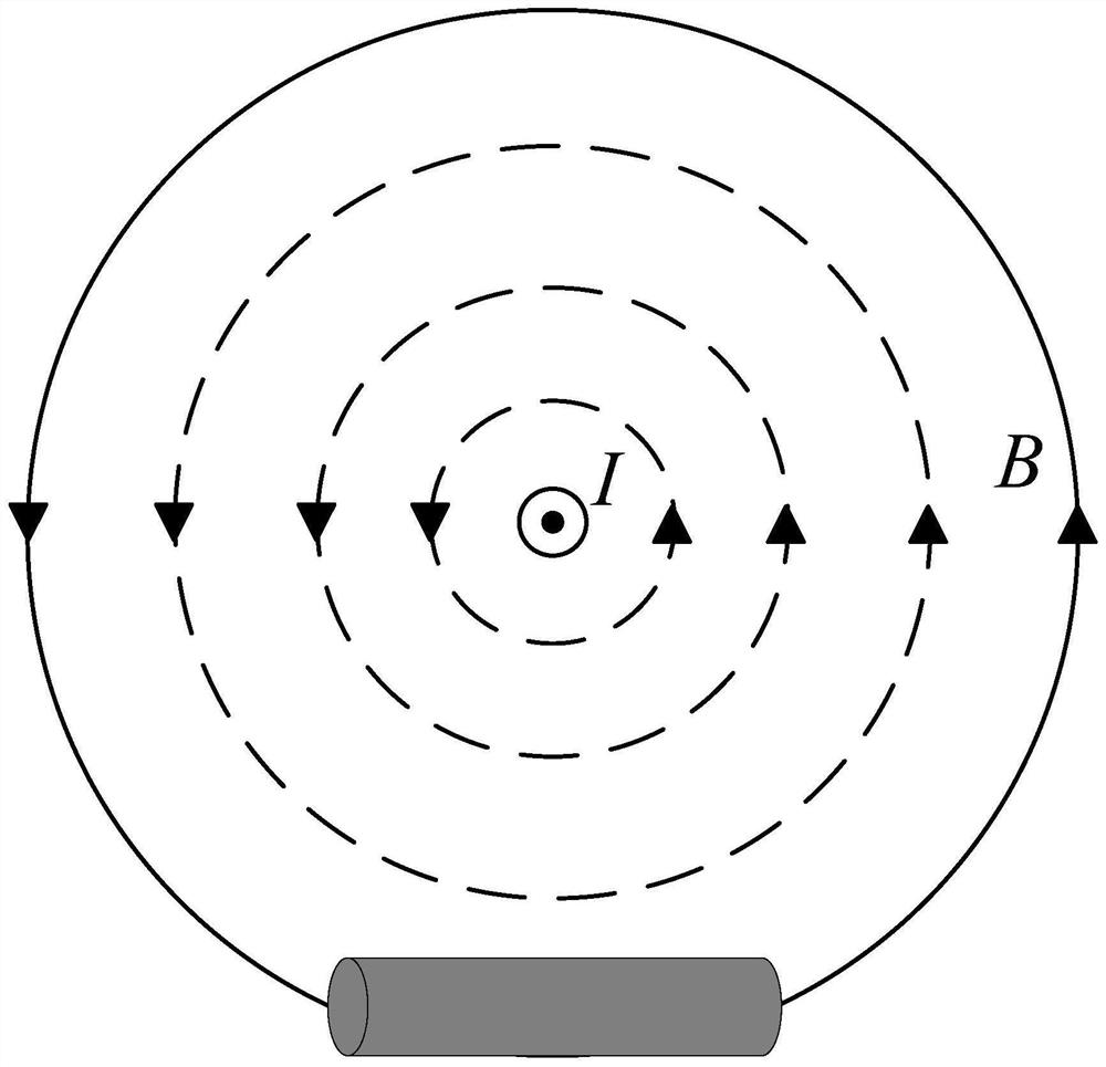 Magnetic core split type magnetic field energy collecting device
