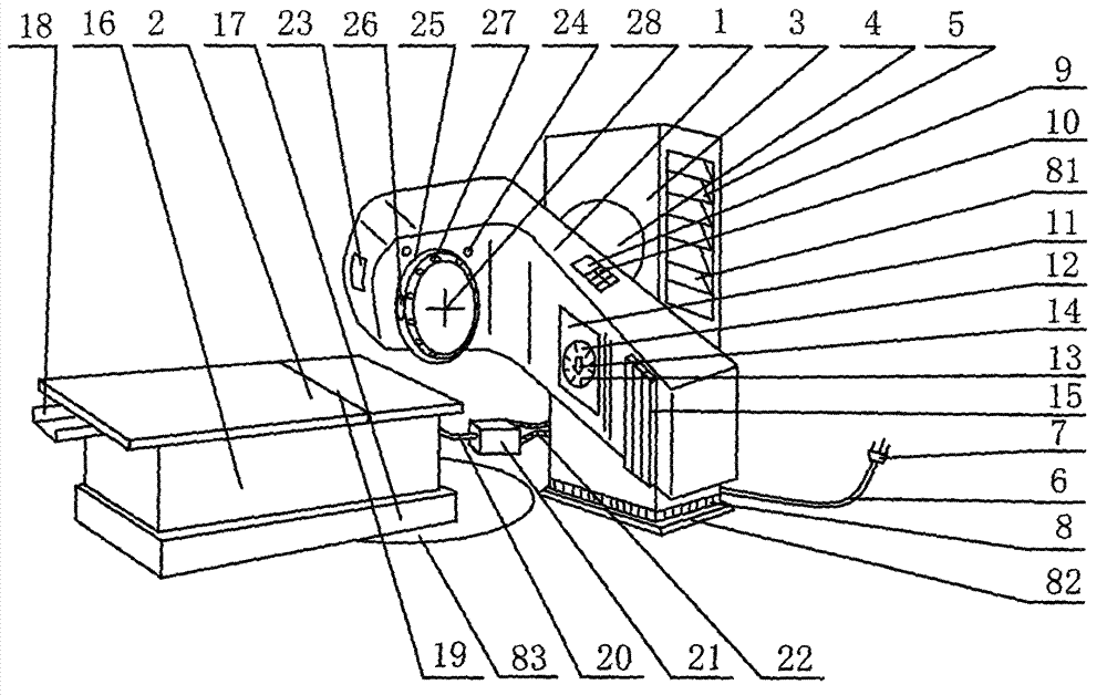 Full-body tumor radiotherapy instrument