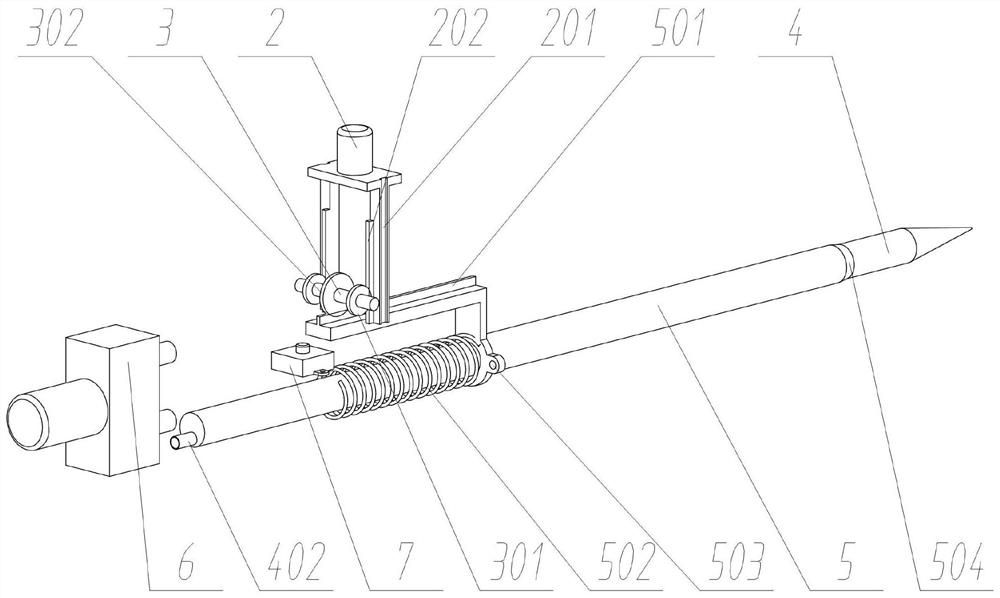 Lung tissue extraction device based on medical examination