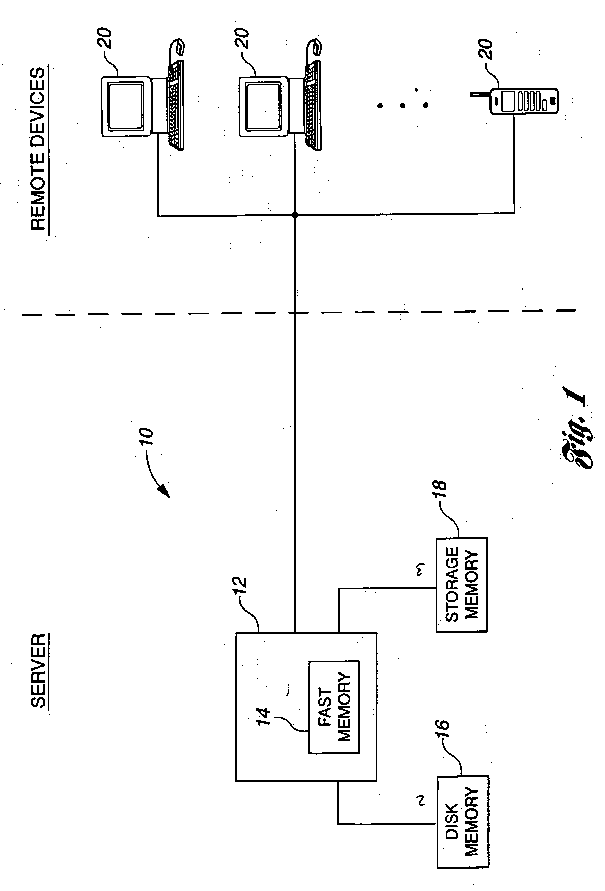 Method and system for efficiently storing web pages for quick downloading at a remote device