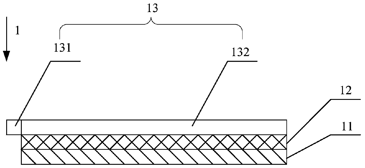 Crimped flexible display device