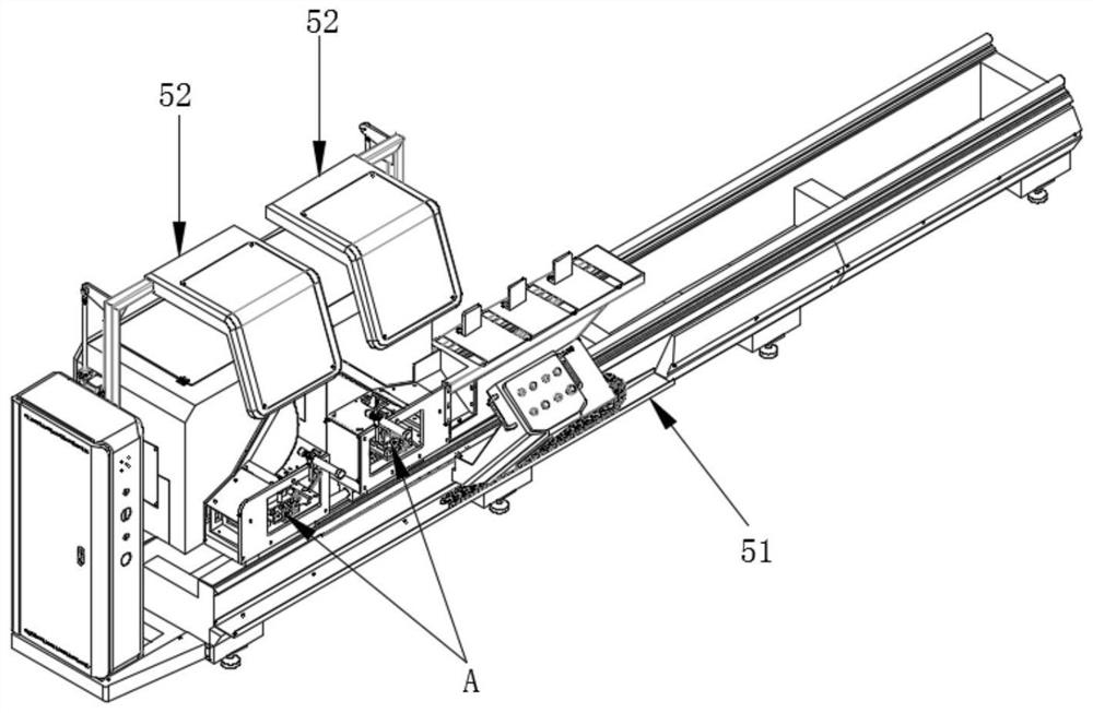 Cutting saw with profile drilling device