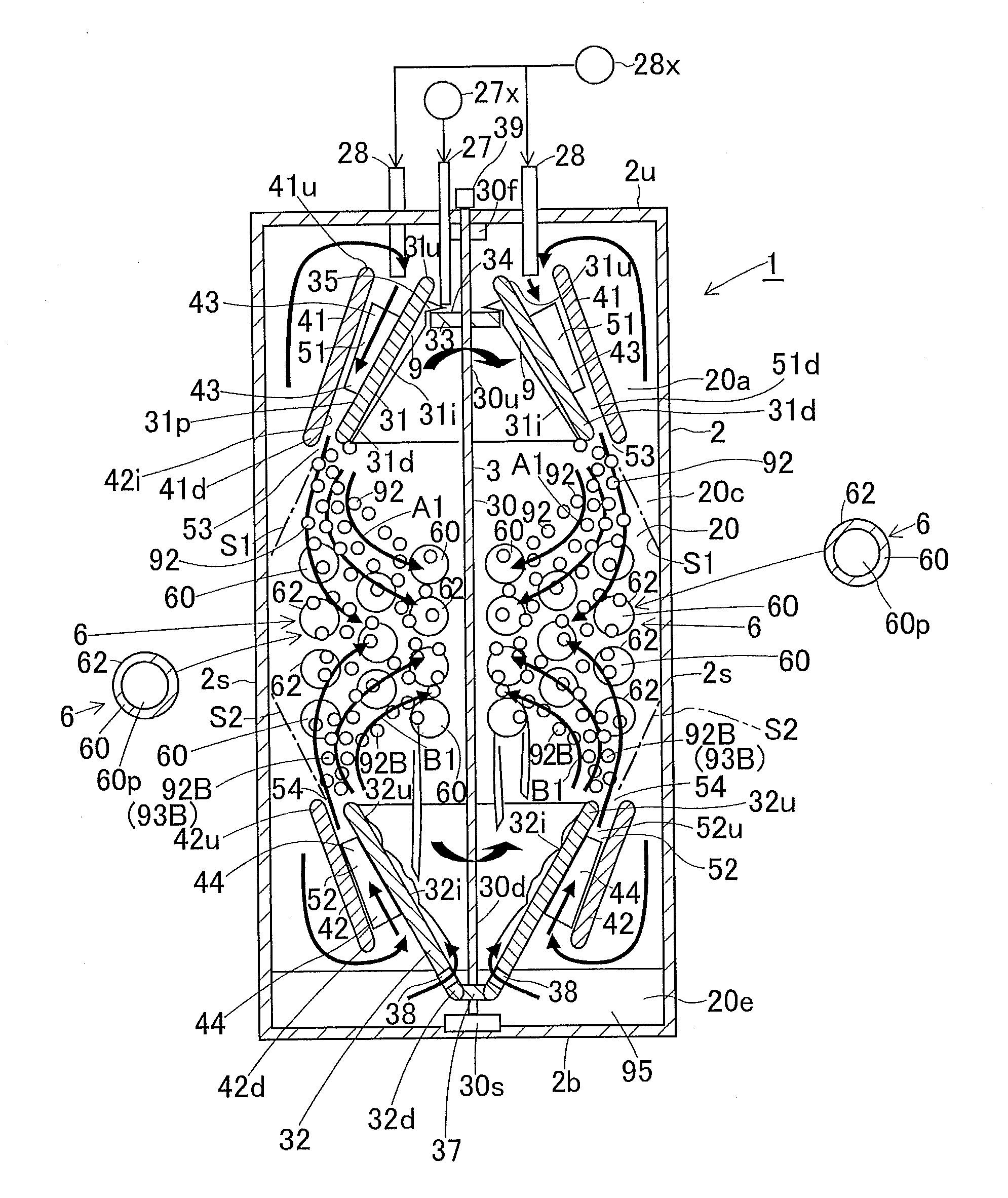 Device for diluting viscous substance