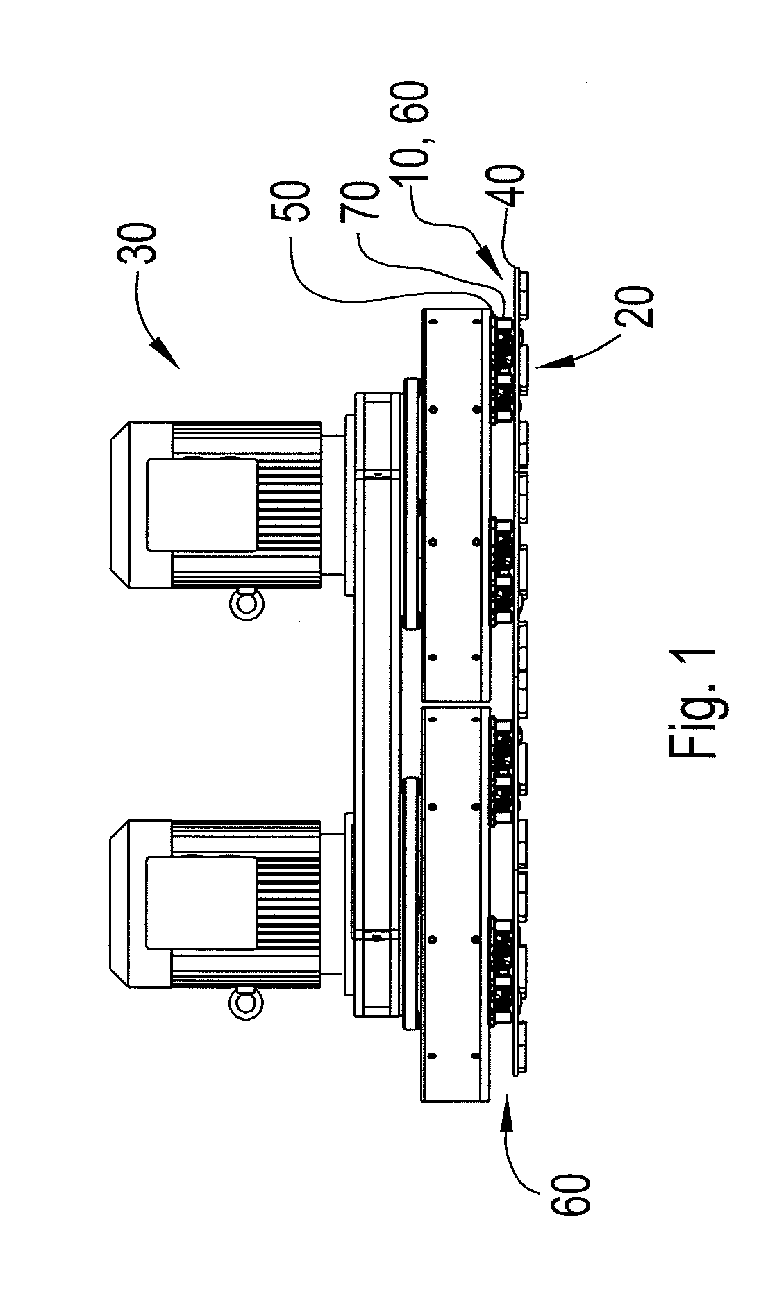 Grinding holder in a machining device