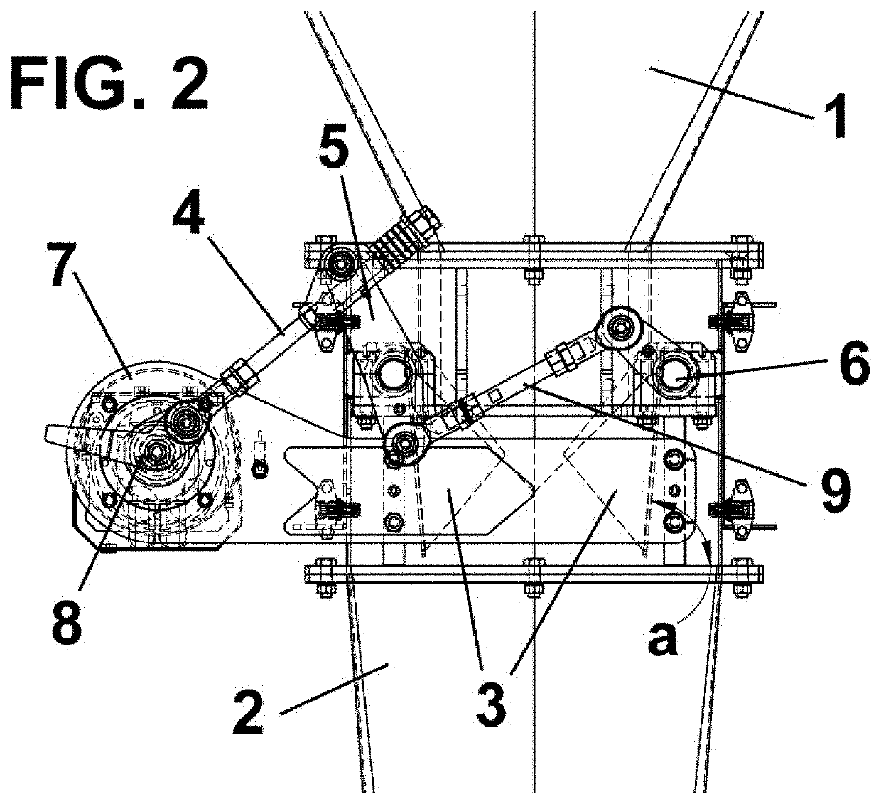 Product discharge control device for a form-fill-seal machine