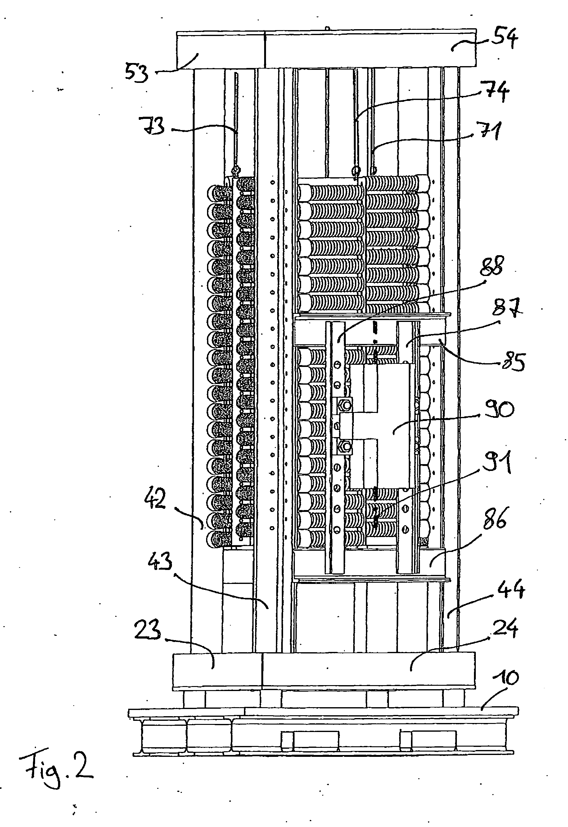 Drive device for a membrane filtration arrangement