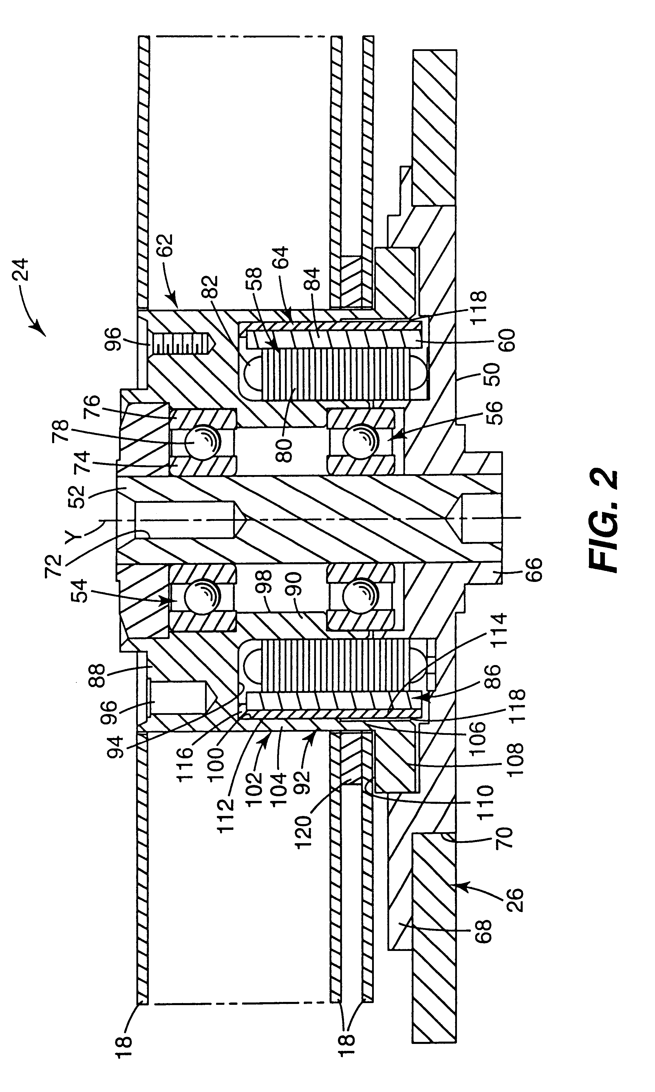Disk drive with reduced thermal expansion induced disk slip