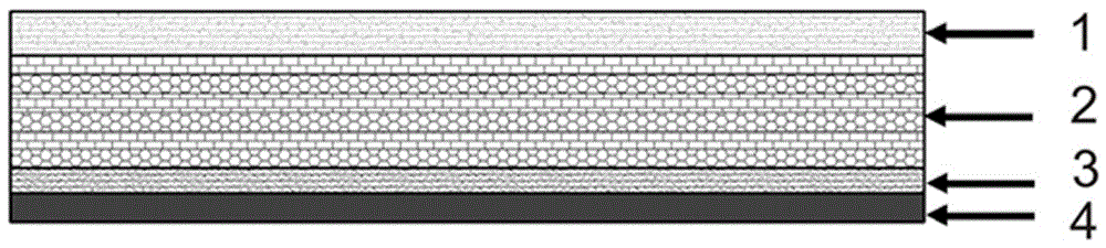 A new type of composite wear-resistant material, its preparation method and its application