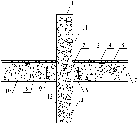 A joint connection of recycled block concrete composite beam-column and its construction method